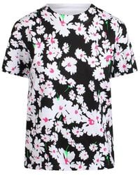 MSGM - Floreal T-Shirt - Lyst