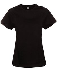 Totême - Curved Seam T-shirt Tshirt - Lyst