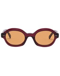 Retrosuperfuture - Marzo Round Frame Sunglasses - Lyst