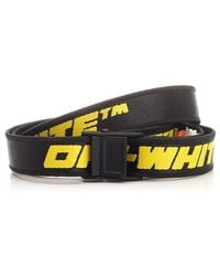 Off-White Regular belts Men OMRB021FAB0011810 Fabric Yellow 93€
