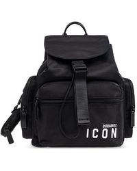 DSquared² - Backpack With Printed Logo - Lyst