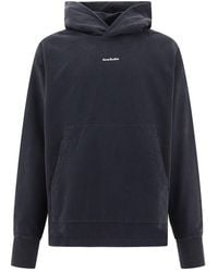 Acne Studios - Logo Printed Long-Sleeved Hoodie - Lyst