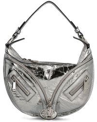 Versace - Metallic Effect Mini Shoulder Bag - Lyst