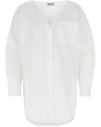 Miu Miu Shirts for Women | Online Sale up to 47% off | Lyst