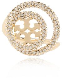 Tory Burch - 'miller' Ring With Logo, - Lyst