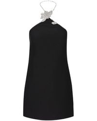 Valentino - Embellished Halterneck Dress - Lyst