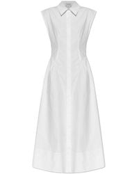 Sportmax - Fabiana Button-Up Sleeveless Maxi Dress - Lyst