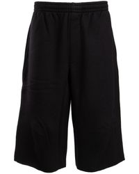 Balenciaga Oversized Track Shorts - Black