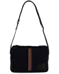Paul Smith - Striped Printed Messenger Bag - Lyst