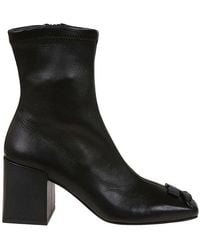 Courreges - Heritage Square-toe Ankle Boots - Lyst