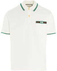 gucci logo baiadera polo