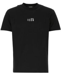 DSquared² Icon Mini Logo T-shirt - Black