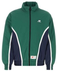 New Balance - Hoops Woven Jacket - Lyst