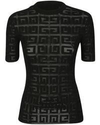 Givenchy - Jacquard Sweater With 4g Lace Effect Motif By - Lyst