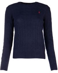 ralph lauren navy blue jumper