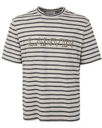 Lanvin - Cotton T-shirt - Lyst