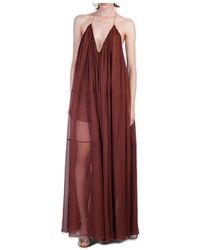 retroféte - Arlet V-Neck Open-Back Dress - Lyst
