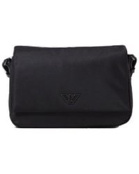 Emporio Armani - Logo Nylon Crossbody Bag - Lyst