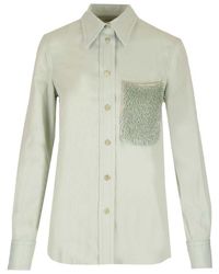 Lanvin - Buttoned Long-sleeved Shirt - Lyst