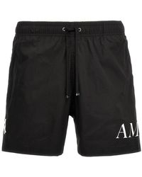 Amiri - Double Logo Beachwear - Lyst