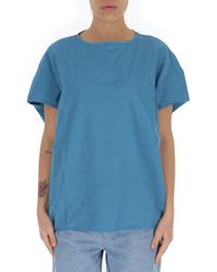 Barena Frayed Edge T-shirt - Blue