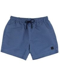 BOSS - Logo Patch Drawstring Swim Shorts - Lyst