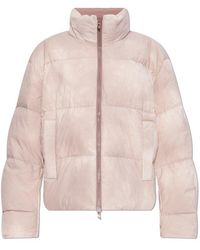 DIESEL - Pastel Pink Puffer Jacket - Lyst