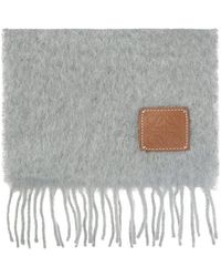 Loewe - Scarf With Logo - Lyst