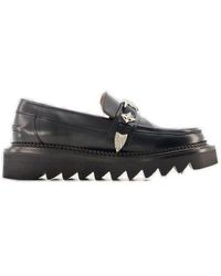 Toga - Toga Buckle-detailed Slip-on Loafers - Lyst