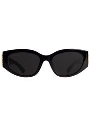 Balenciaga - Bossy Round Frame Sunglasses - Lyst