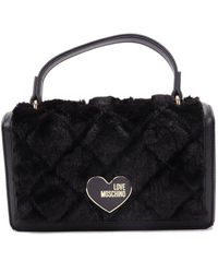 Love Moschino - Logo-plaque Chain-linked Tote Bag - Lyst