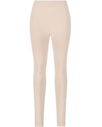 Max Mara - 'Max Mara Basilea Logo Lettering Leggings - Lyst