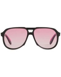 Cutler and Gross - Aviator Frame Sunglasses - Lyst
