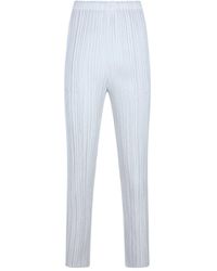 Pleats Please Issey Miyake - Pleated Trousers - Lyst