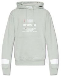 Helmut Lang Hoodie With Logo - White