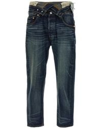 Junya Watanabe - Stonewashed Denim Jeans - Lyst