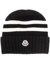 Moncler - Beanie With Logo, - Lyst