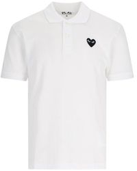 COMME DES GARÇONS PLAY - Logo Polo Shirt - Lyst