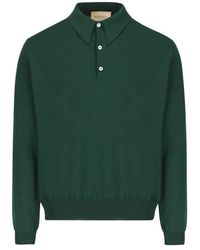 Gucci - Wool Polo Shirt With Embroidery - Lyst