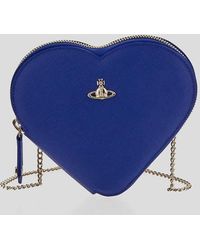 Vivienne Westwood Heart-shape Small Crossbody Bag - Blue