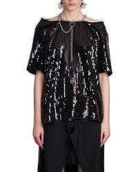 Junya Watanabe - Sequin Embellished Chain Detailed Top - Lyst