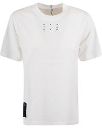 McQ Logo Printed Crewneck T-shirt - White