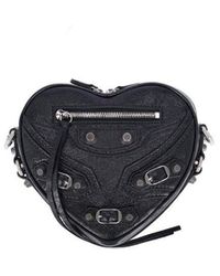 Balenciaga - ‘Cagole Heart Mini’ Shoulder Bag - Lyst