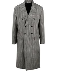 Valentino Vltn Times Coat - Grey