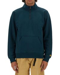 Carhartt - Chase Neck Zip Sweatshirt - Lyst
