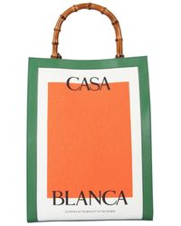 Casablancabrand - Logo Print Color-block Tote Bag - Lyst