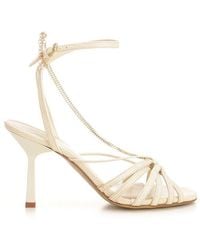 Golden Goose - Ankle Strap Chain-Detailed Sandals - Lyst