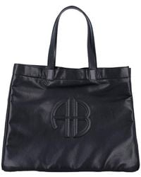 Anine Bing - Large Rio Logo Patch Tote Bag - Lyst