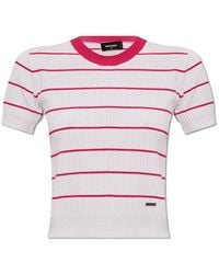 DSquared² - Striped Pattern Top, - Lyst