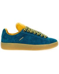 Lanvin - Curb Lite Lace-up Sneakers - Lyst